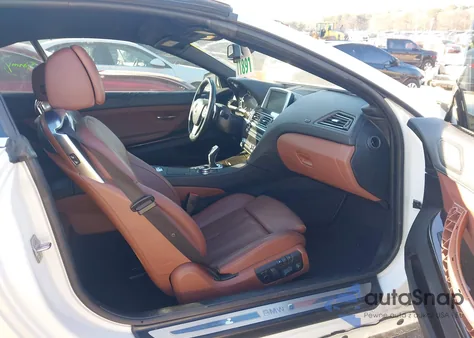 2015 BMW 640I из США, поврежденный, VIN WBALW7C50FD595992